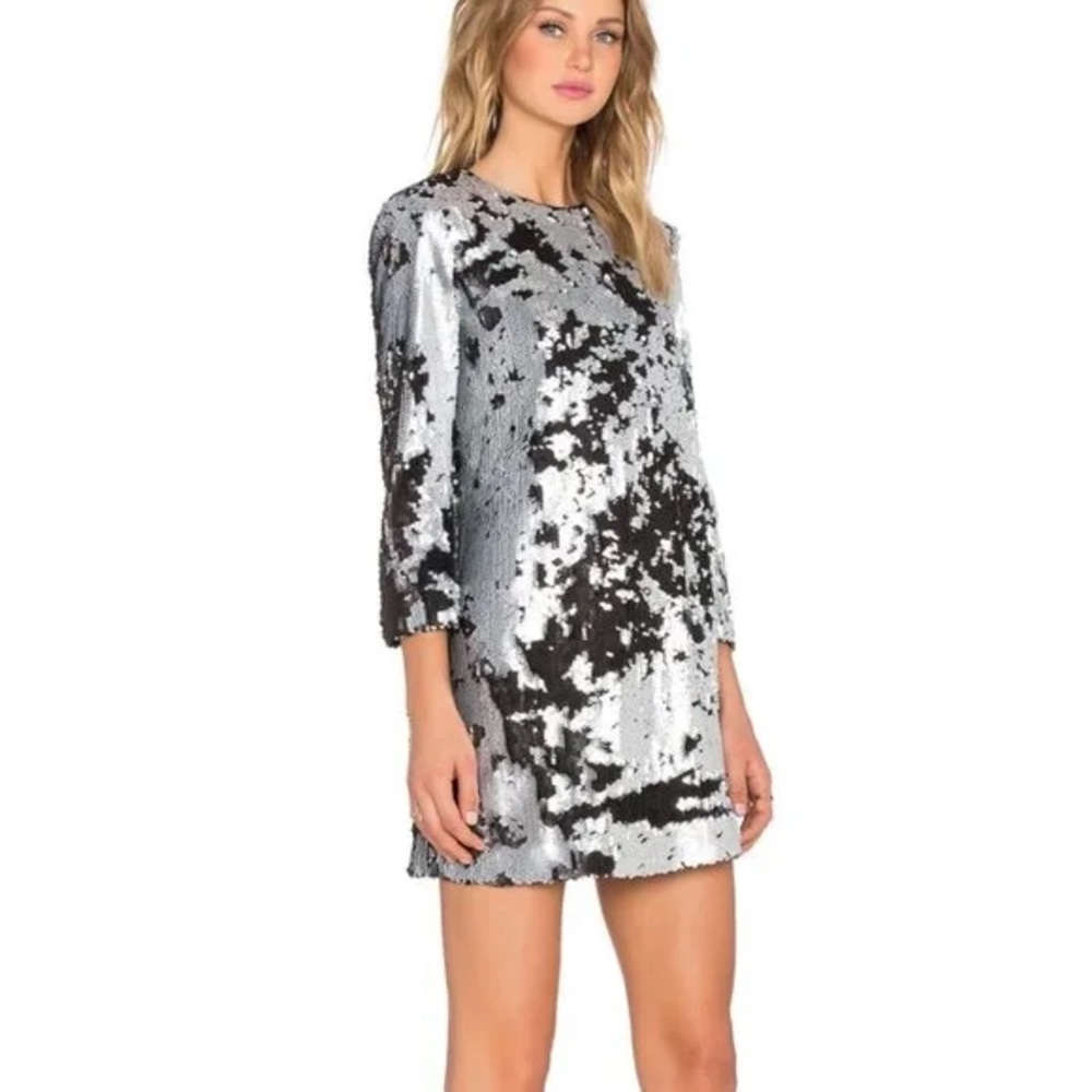 Elizabeth and James Sequin Speckle Dress